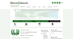 Desktop Screenshot of herculexabogados.org